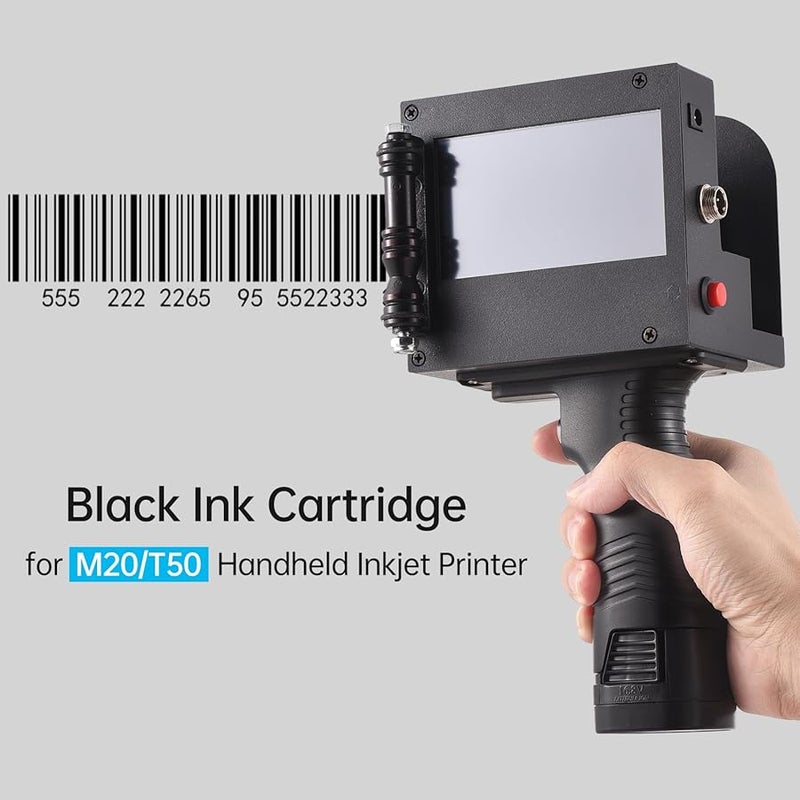 Eujgoov 45ml Large Capacity High Definition 5 Color Black Ink Cartridge Replacement for M20 T50 Handheld Inkjet Printer - Image 5