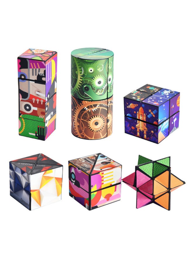 Children's Educational Toys Gift Three-dimensional Magic Cube Decompression Artifact 3d Unlimited Magic Cube Stall Stall - Image 5
