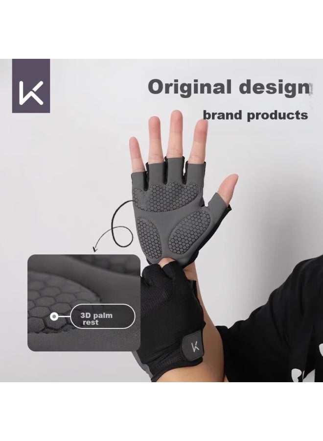 Keep Fitness Gloves For Men And Women, Cycling, Pull-ups, Sports, Single Bar, Anti-callus, Non-slip, Gym Equipment, Weightlifting Hand Protection - Image 3