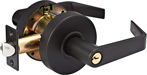 Master Lock SLCHCR10B Heavy Duty Lever Style, Grade 2 Commercial Classroom Door Lock with Bump Stop, Oil Rubbed Bronze Finish - Image 1
