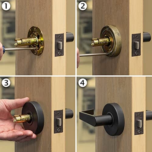 Master Lock SLCHCR10B Heavy Duty Lever Style, Grade 2 Commercial Classroom Door Lock with Bump Stop, Oil Rubbed Bronze Finish - Image 5