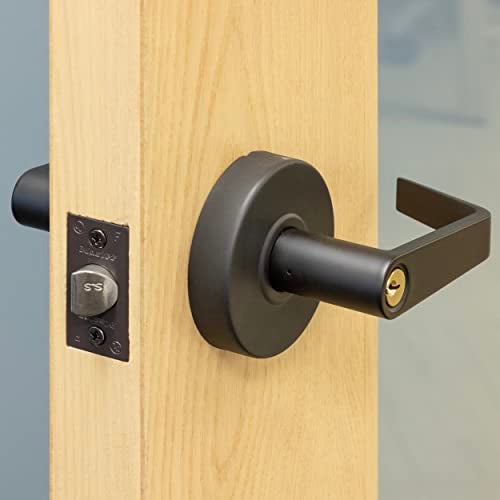 Master Lock SLCHCR10B Heavy Duty Lever Style, Grade 2 Commercial Classroom Door Lock with Bump Stop, Oil Rubbed Bronze Finish - Image 2