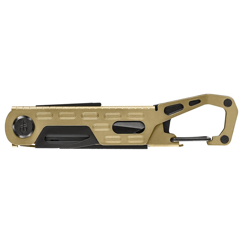 Gerber Gear Stake Out 11-in-1 Multi-tool - 2.2" Plain Edge Blade, Tent Stake Puller, Carabiner Carry - EDC Gear and Equipment - Bronze - Image 1