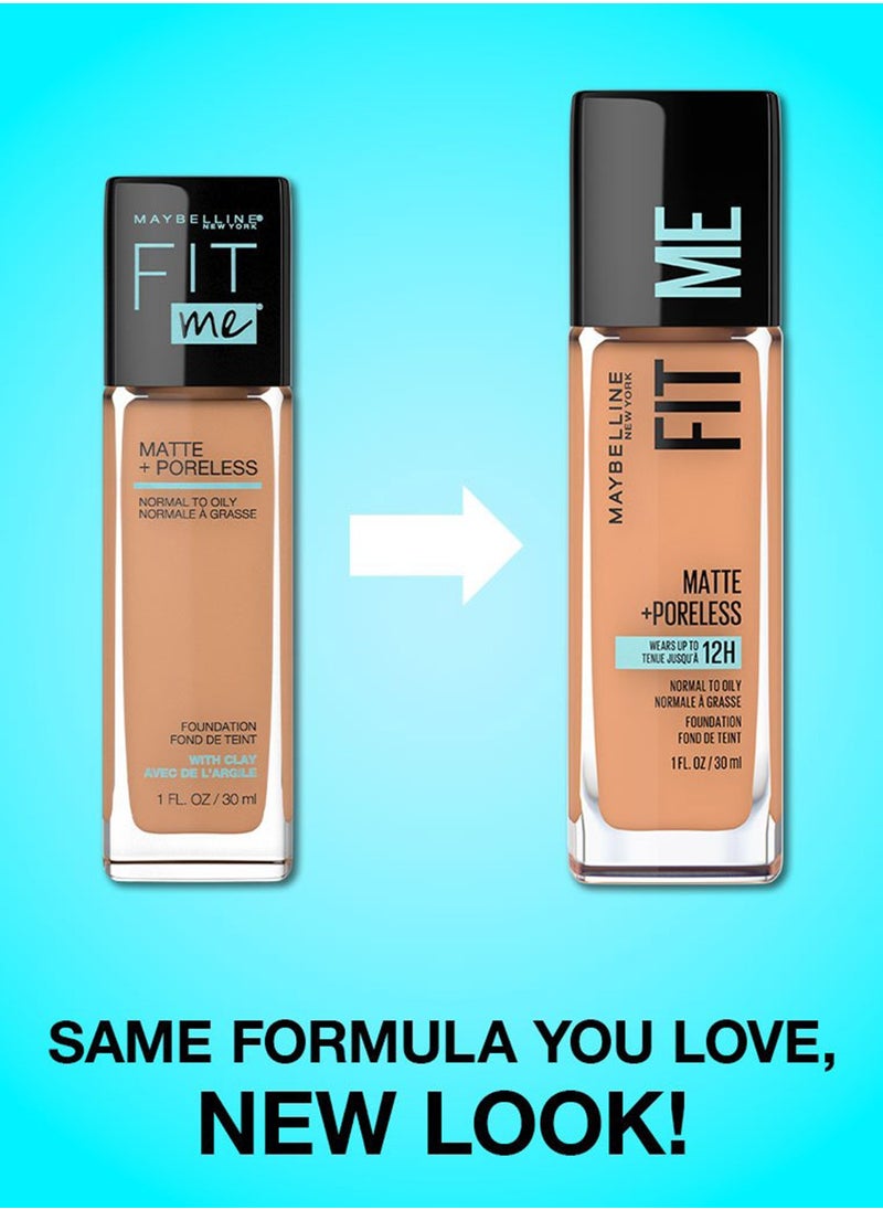 MAYBELLINE NEW YORK مايبيلين نيويورك كريم أساس فيت مي غير لامع ويغطي المسام لمدة 16 ساعة مع عامل حماية من الشمس SPF 22 - 121  - Image 1