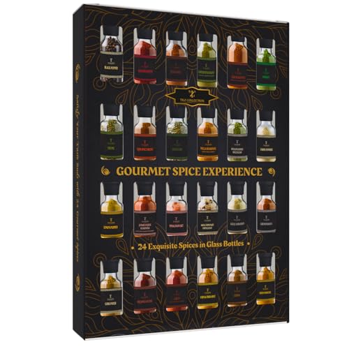 TILZ COLLECTION Spice Gift Set -24 Gourmet Spices For Cooking, Grilling, Rubs, Mixed Spice, Herbs, Spices & Seasonings, All Purpose Seasoning, Cooking Gifts For Men, Women, Birthday, Housewarming Gifts - Image 1