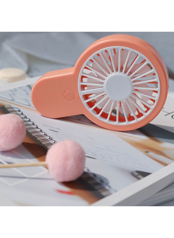 NIBEMINENT Portable Mini Fan With USB ZCJ90329002OR Orange/White - Image 3