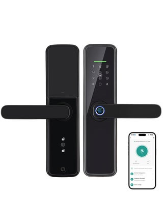 Smart Lock, GCC Version, No Hub Required, Tuya WiFi Fingerprint Door Lock With Touchscreen Keypad - pzsku/Z6E086C514E5A60254E5CZ/45/1746232645/fbdf483f-27e3-4037-9221-b021b1684365