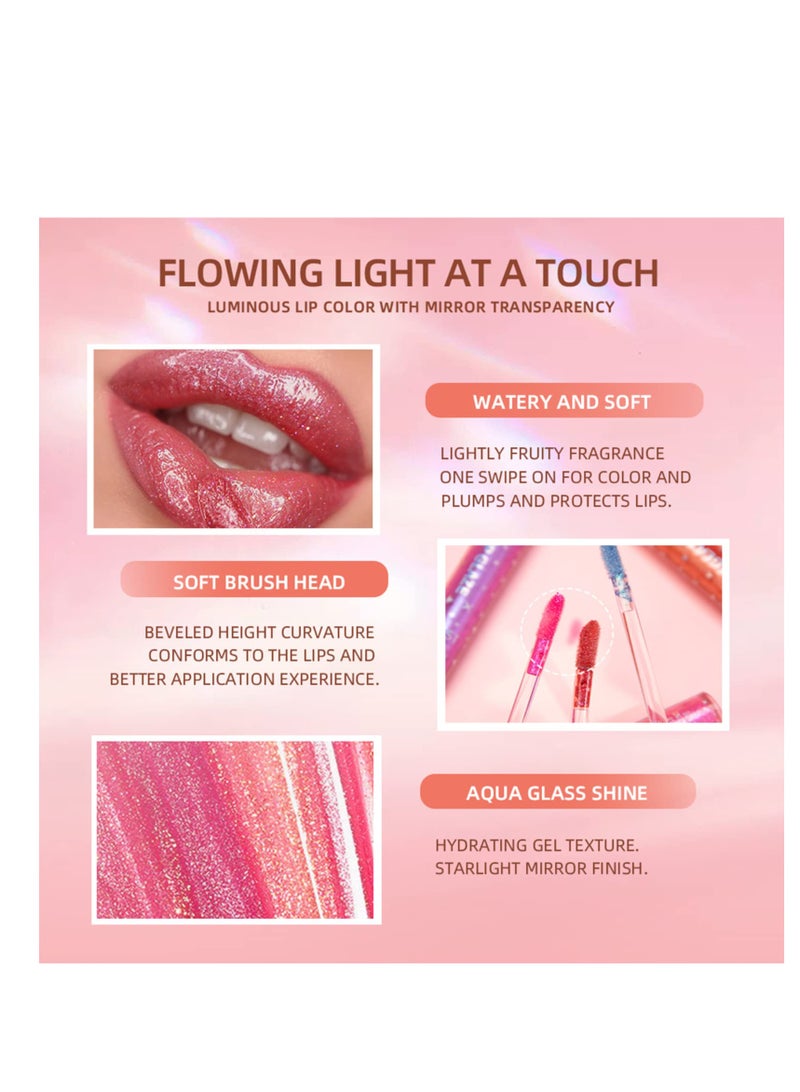 KASTWAVE 9 Colors Glitter Liquid Lipsticks, Waterproof Long Lasting Non-Stick Cup Liquid, Matte Moisturizing Liquid Lipsticks, Suitable for Women Beauty Cosmetics Makeup - Image 4
