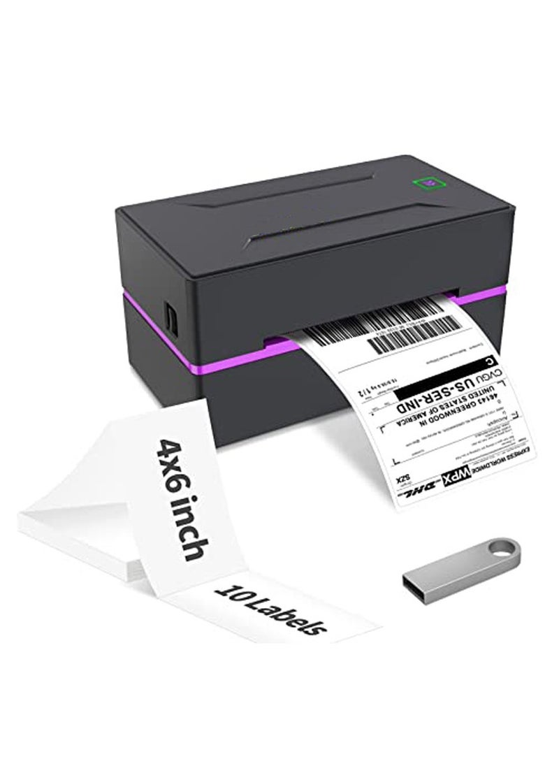 Generic High-Speed Bluetooth Thermal Label Printer - Easy to Use, Compatible with Windows & Mac, Ideal for Shipping Labels, Logistics, Office, Home & Warehouse, Supports Various Label Sizes, No Ink or Toner Required  - Image 1