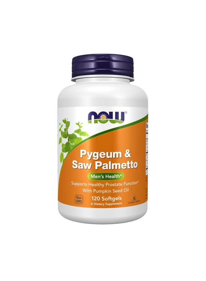 Now Foods: Pygeum & Saw Palmetto Extract, 120 sgels (2 pack) - Image 1