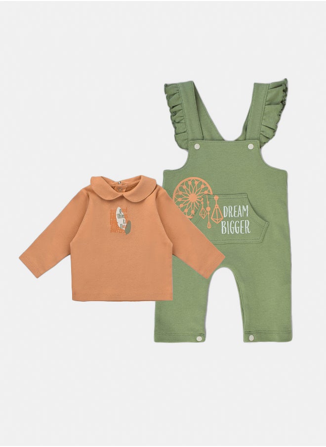 Junior Baby Girls Romper Set  - Image 1