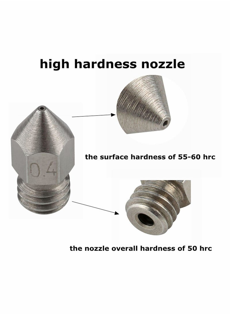 Excefore - 26 PCS 3D Printer Nozzles Cleaning Kit, MK8 3D Printer Extruder Nozzles Compatible with Creality Ender 3 pro-Ender 5 pro-CR 10 and so on Band Cleaning Needles, 3D Printer Nozzle Wrench - Image 1