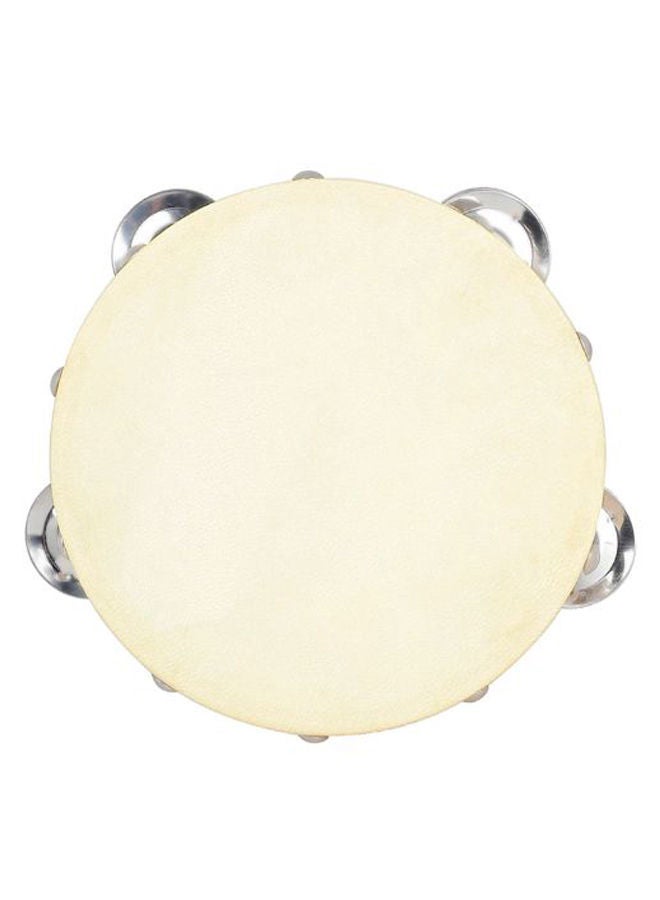 NIBEMINENT Double Row Hand Bell Jingle Tambourine - Image 1