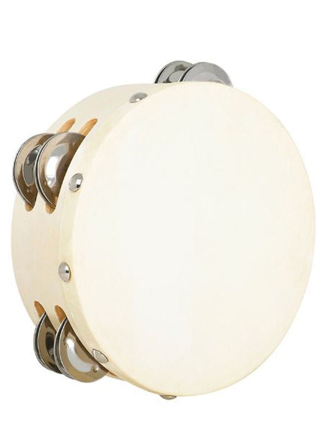 NIBEMINENT Double Row Hand Bell Jingle Tambourine - Image 2