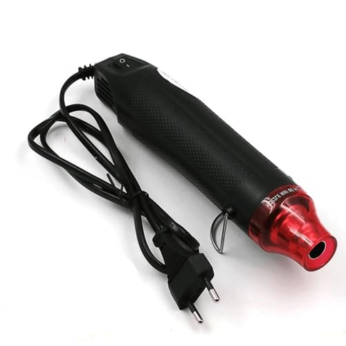 DIANZHU Heat Gun for Crafts, 220V 300W Hot Air Gun Tools Shrink Gun with Stand and Power Cord, for Shrinking Wrapping PVC, DIY Embossing and Drying Paint - Image 1