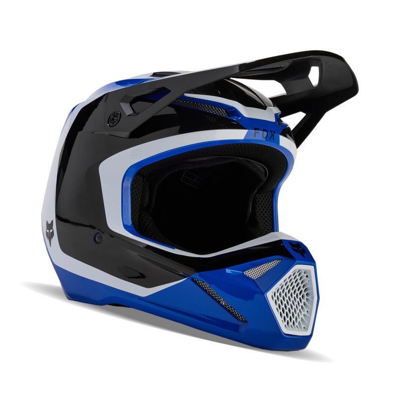 Fox Racing V1 MOTOCROSS HELMET NITRO BLUE Small