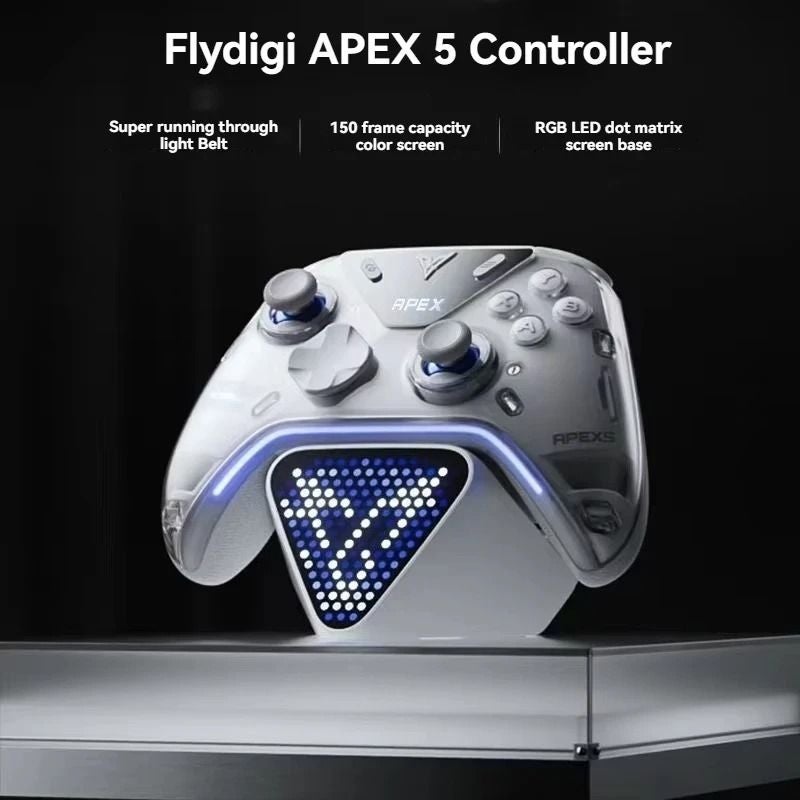 Flydigi Apex 5 Wireless Gaming Controller with Precise Control and Immersive Vibration for PC, Switch 2, Mobile, TV Box, Includes Elite Bag, White - Image 3