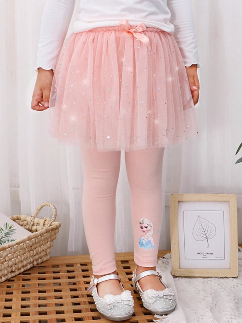 Korean Style Girls' Culottes Gauze Baby Girl Trousers Leggings Princess Skirt Fake Two Pieces - Image 5