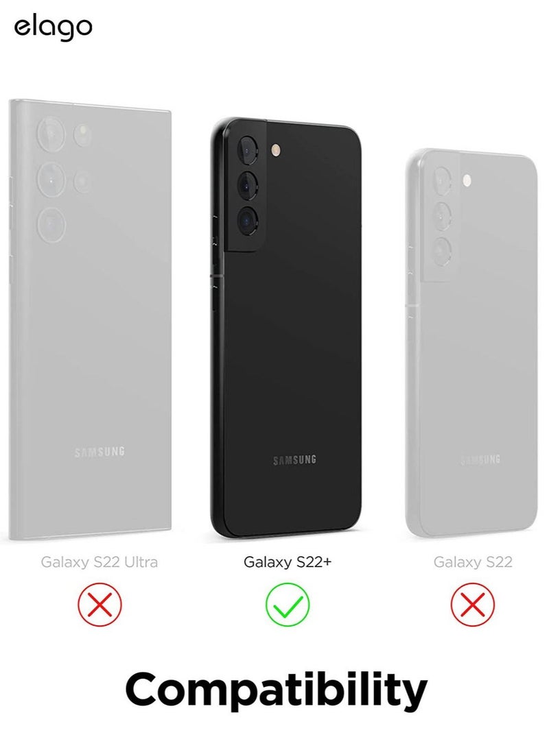 Elago Silicone for Samsung Galaxy S22 Plus Case Cover - Black - Image 2