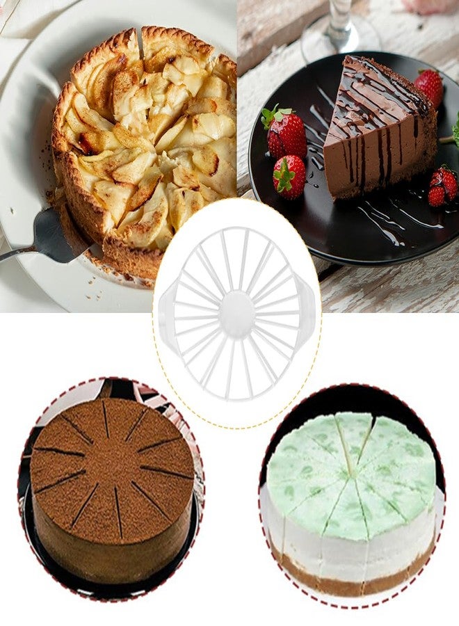 Quweiz Round Cake Portion Marker, Cake Cutter Slicer, Cheesecake Cutter, 14 or 16 Piece Cake Slice Marker, Cake Divider Baking Tool - Image 3