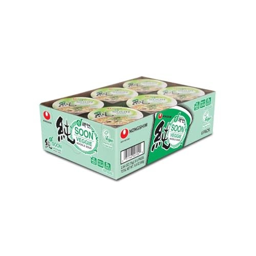 Nongshim Soon Cup Noodle Soup, Veggie, 2.6 Ounce (Pack of 6) - Image 5