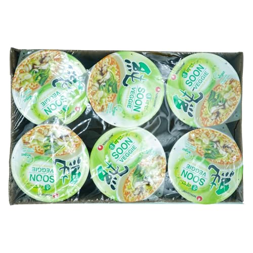 Nongshim Soon Cup Noodle Soup, Veggie, 2.6 Ounce (Pack of 6) - Image 4