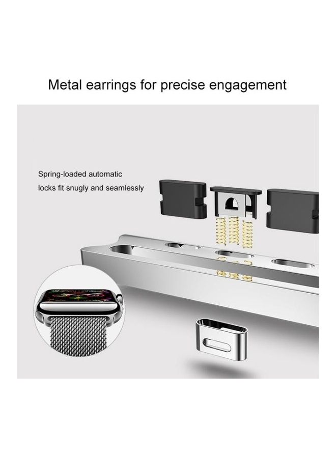 NIBEMINENT Replacement Watchband for Apple Watch Series 7/6/5/4/3/2/1/SE 38/40/41mm Blue - Image 5