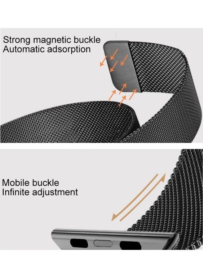 NIBEMINENT Replacement Watchband for Apple Watch Series 7/6/5/4/3/2/1/SE 38/40/41mm Blue - Image 4