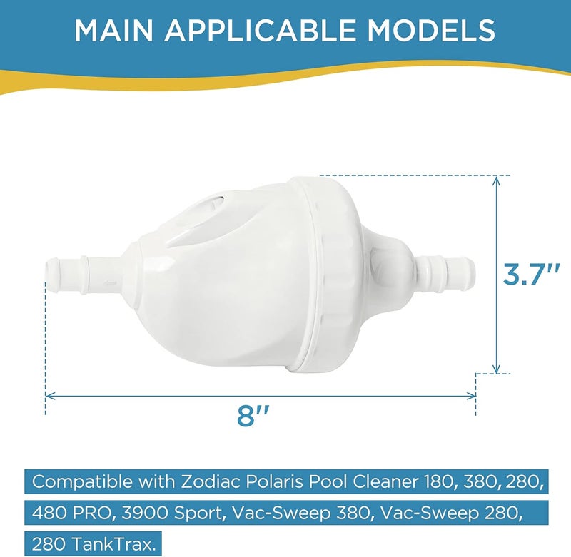 MAKHOON Upgraded G52 Backup Valve Replacement for Cleaner Parts, Compatible with E10, 180, 280, 380, 480, 3900 Pool Cleaner, Longer Life Than OEM G52, Strengthen G53 Gear (2) - Image 2