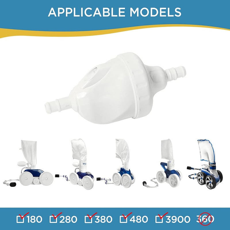MAKHOON Upgraded G52 Backup Valve Replacement for Cleaner Parts, Compatible with E10, 180, 280, 380, 480, 3900 Pool Cleaner, Longer Life Than OEM G52, Strengthen G53 Gear (2) - Image 5
