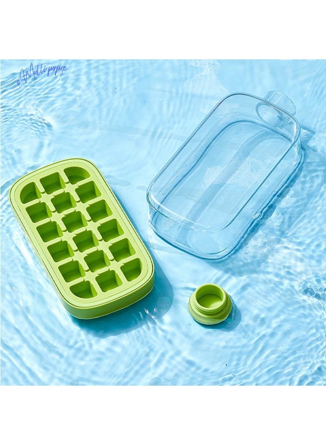 2in1 Multifunction Ice Cube Mould Water Bottle Summer Cool Outoor Camping Sport Press Style Gym Water Cup Ice Cube Mold Cold Drink Maker - Image 1
