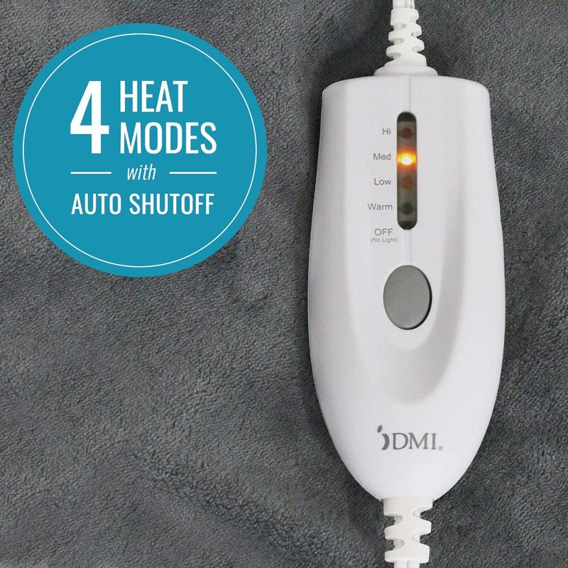 DMI وسادة تسخين كهربائية مابيس DMI للحرارة الجافة والرطبة لتخفيف آلام الظهر مؤهلة لـ FSA و HSA آلام العضلات والتهاب المفاصل والمفاصل المؤلمة مع سلك بطول 9 أقدام مؤهلة لـ FSA و HSA كبيرة 245 × 11 - Image 3