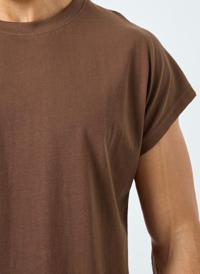 ستايلي اكتيف تيشيرت كت فضفاض بطبعة جرافيك - Image 4