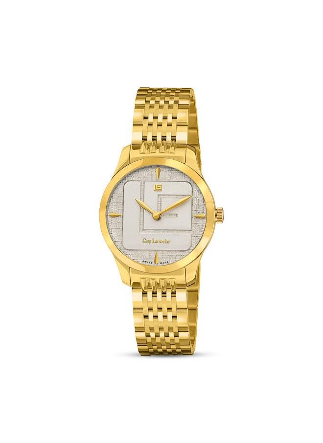 Guy Laroche Maxime 29mm Women's Analog Swiss Watch with Yellow Gold Stainless Steel Bracelet  - Image 1