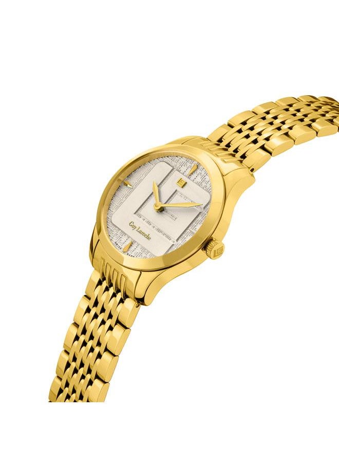 Guy Laroche Maxime 29mm Women's Analog Swiss Watch with Yellow Gold Stainless Steel Bracelet  - Image 2