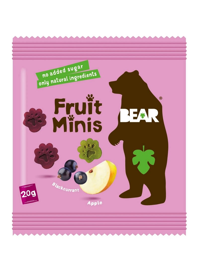 بير قطع فواكه صغيرة بنكهة الكشمش الأسود والتفاح، مكونات طبيعية 100%، بدون إضافة سكر، 5 × 20 غرام - Image 4