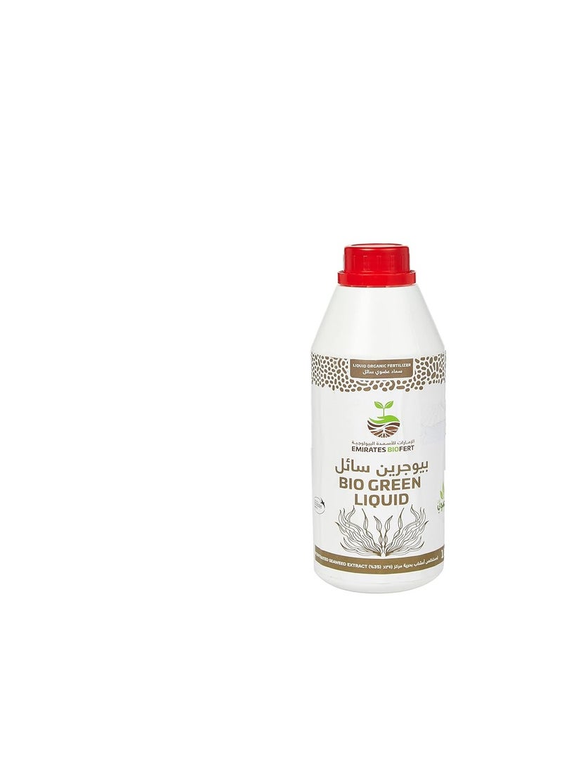 Generic Emirates Biofert Bio Green Concentrated Seaweed Extract Liquid Organic Fertilizer 1L 