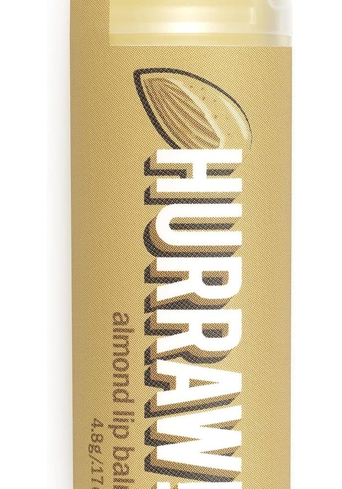 HURRAW! Almond Lip Balm - Organic, Vegan, Cruelty-Free, Non-GMO, Gluten-Free, All-Natural Lip Care - Image 1