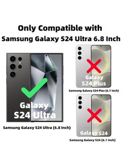 ShebSheb for Samsung Galaxy S24 Ultra Case Glitter, Clear Magnetic Phone Cases with Camera Lens Protector [Compatible with MagSafe] Bling Sparkle Plating Soft TPU Slim ShockProof Protective Cover  - Image 5