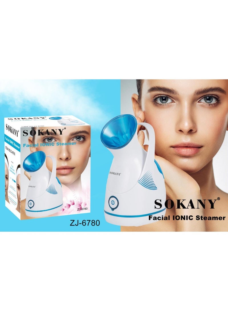 sokany The Sokany SK-6780 facial steamer deeply cleanses the skin and removes toxins using hot steam, leaving it clearer, cleaner, and safe for all skin types. - Image 1
