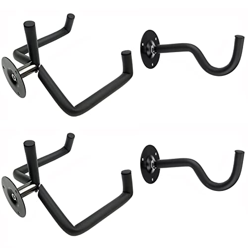 Jashem Guitar Wall Mount - Acoustic & Electric Guitar, Ukulele, Banjo & Mandolin Wall Hanger (2 Packs) - Image 5