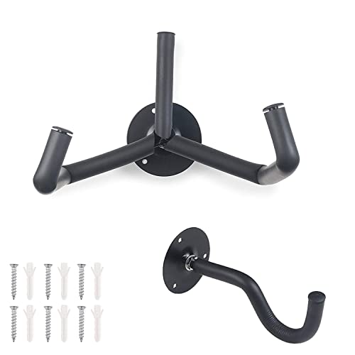 Jashem Guitar Wall Mount - Acoustic & Electric Guitar, Ukulele, Banjo & Mandolin Wall Hanger (2 Packs) - Image 4