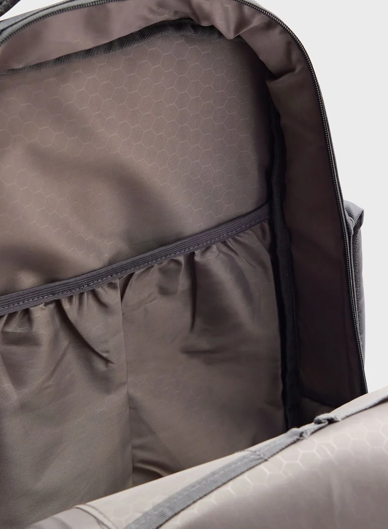 Robert Wood Casual Padded Laptop Backpack With Usb Port