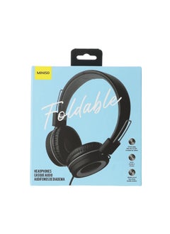 Miniso Foldable Headphones(Grey & Black） 