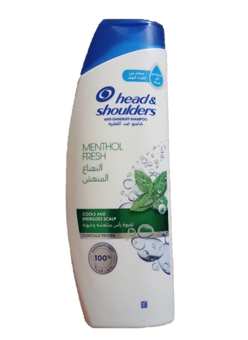 Head & Shoulders - Head & Shoulders Menthol Refresh Anti-Dandruff Shampoo 400ml - Image 1