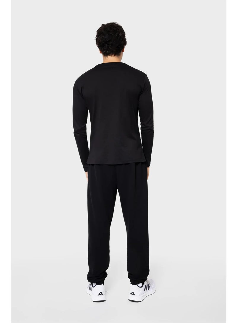 NALA Men’s Cotton Long Sleeve T-Shirt - Image 3