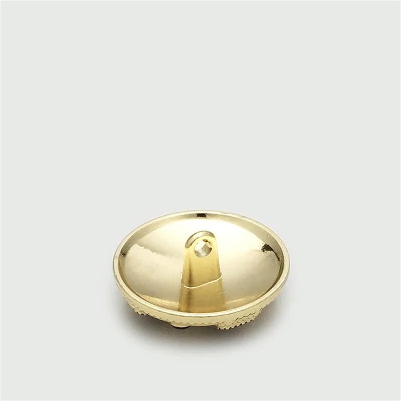 Buttons for Clothes 50pcs 18mm 23mm Metal Round Fashion Red Pink Gold Silver Pearls Shank Buttons for Jacket Sweater Sewing DIY Decorative Accessories(Gold,18mm) - Image 3