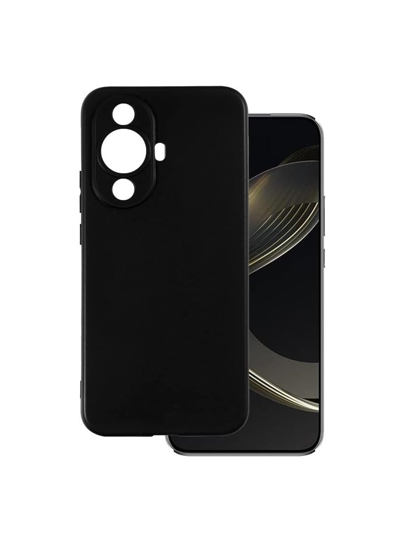 general Huawei Nova 11 Pro Case, Thin TPU Cover with Camera Protection Anti-Scratch Slim Fit Flexible Phone Case for Huawei Nova 11 Pro 2023 Black - Image 1