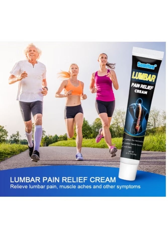 سوميفون كريم لتخفيف آلام أسفل الظهر، كريم لتخفيف آلام إجهاد عضلات أسفل الظهر، كريم مسكن للألم للاستخدام الخارجي للبشرة 20 جرام - Image 4