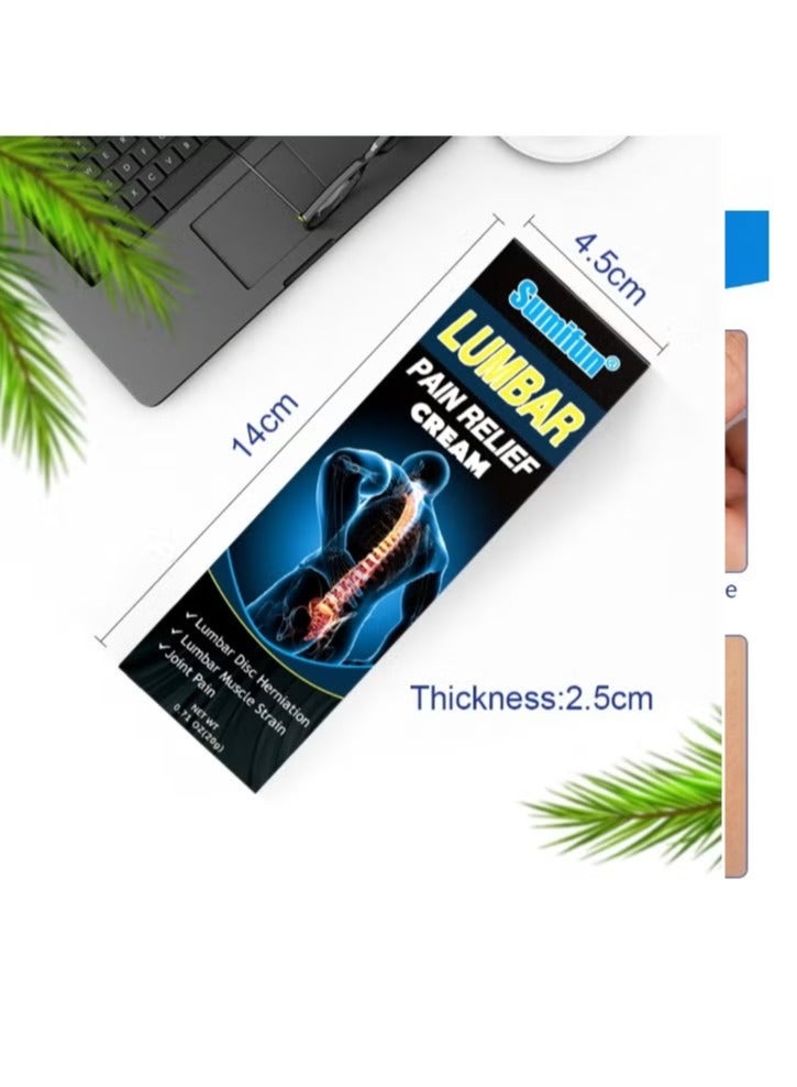 سوميفون كريم لتخفيف آلام أسفل الظهر، كريم لتخفيف آلام إجهاد عضلات أسفل الظهر، كريم مسكن للألم للاستخدام الخارجي للبشرة 20 جرام - Image 5